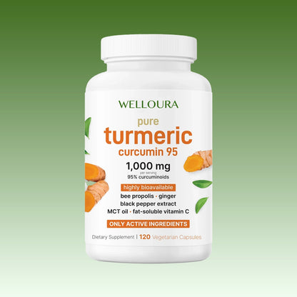 Welloura Turmeric Curcumin 1,000mg